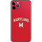 University of Maryland Collegiate Text Red iPhone 11 Pro Skin